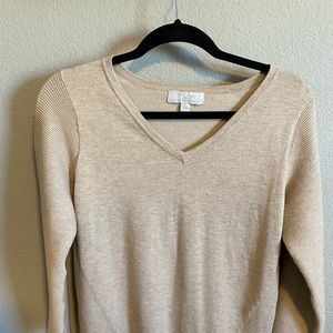 New with out tags beige long sleeve size S